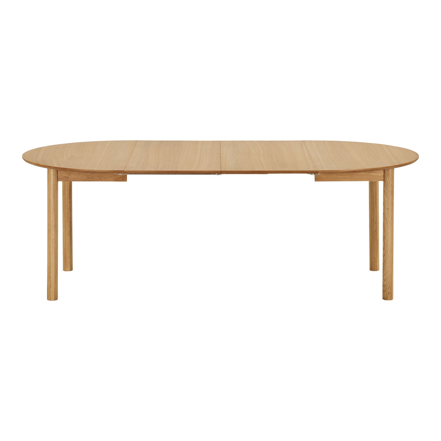 Bundaberg Esstisch - Esstisch, Eichenstrahlen, inkl. Zusätzliche Platten Ø120x120-170-220x75 cm