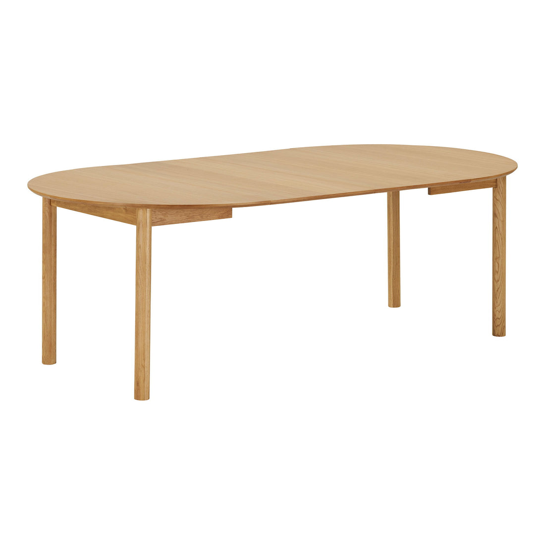 Bundaberg Esstisch - Esstisch, Eichenstrahlen, inkl. Zusätzliche Platten Ø120x120-170-220x75 cm