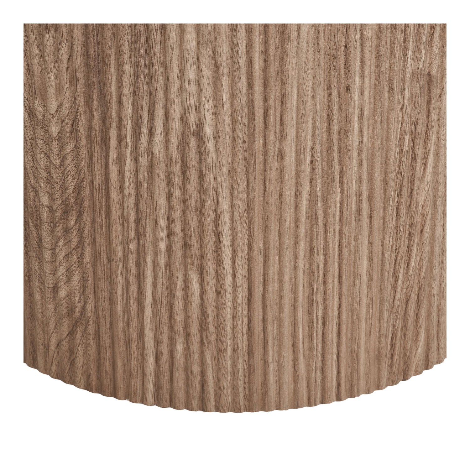 Athens Esstisch - Esstisch, Tischplatte aus Keramik, weiß, dunkelbraun ø120x76 cm