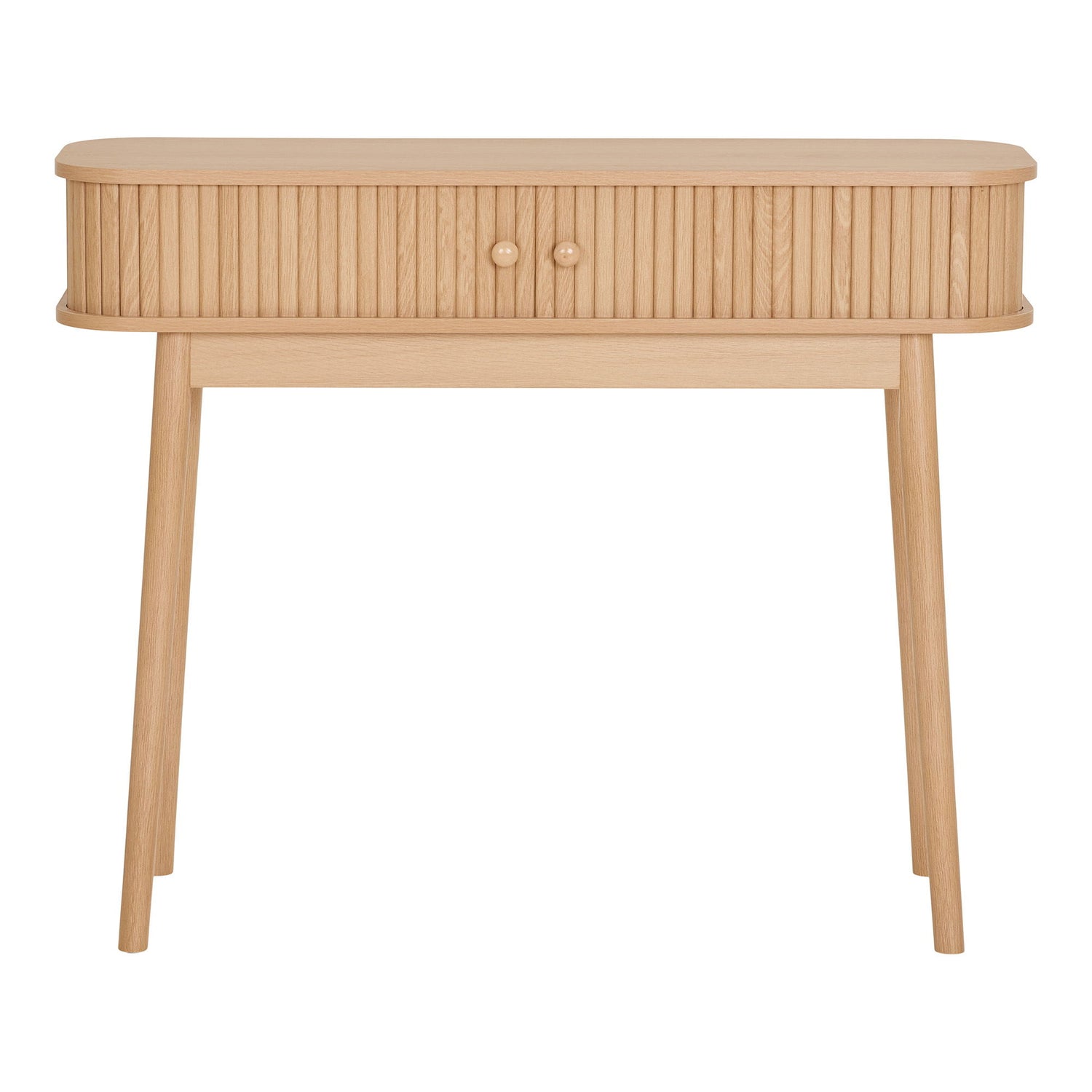 Konsolentabelle, 2 Türen, Natur&lt;br&gt;100x30x80 cm