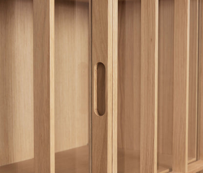 Shoji-Schrank, hoch, naturfarben – 80 x 35 x 170 cm