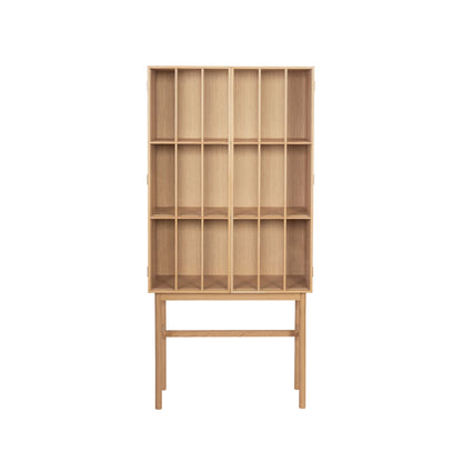 Shoji-Schrank, hoch, naturfarben – 80 x 35 x 170 cm