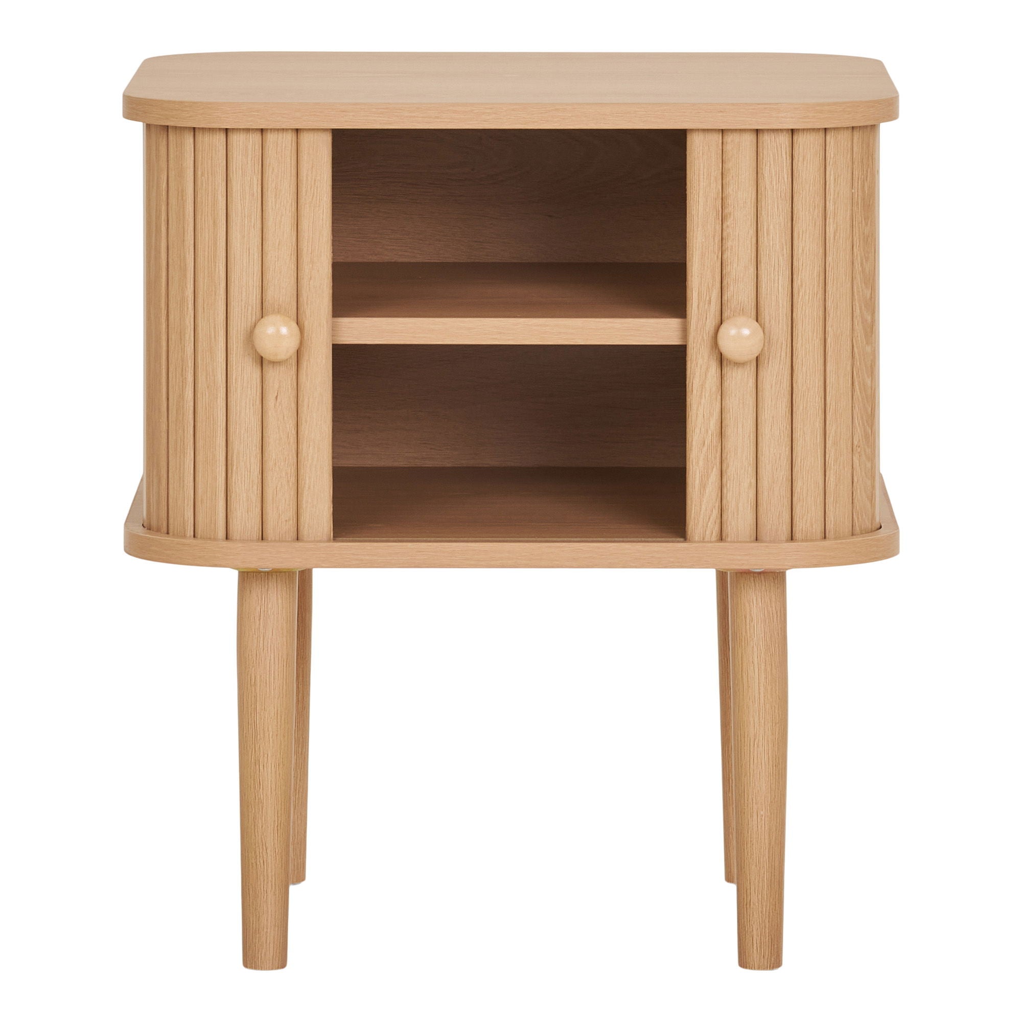 Ecktisch, 2 Türen, Natur&lt;br&gt;45x40x50,5 cm