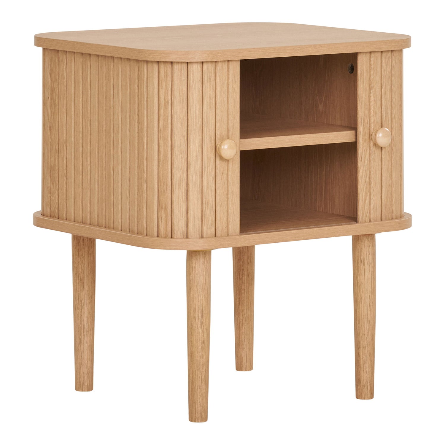 Ecktisch, 2 Türen, Natur&lt;br&gt;45x40x50,5 cm
