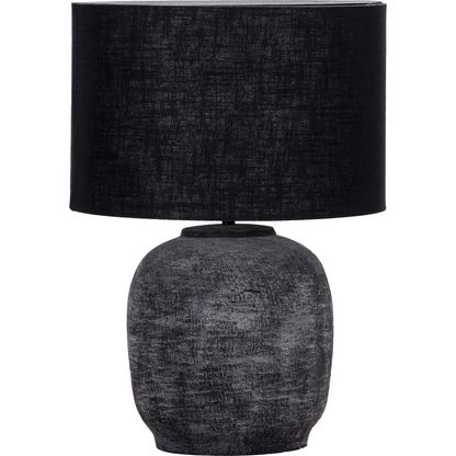 Tischlampe inkl. Lampenschatten, Hdtahi, Schwarz