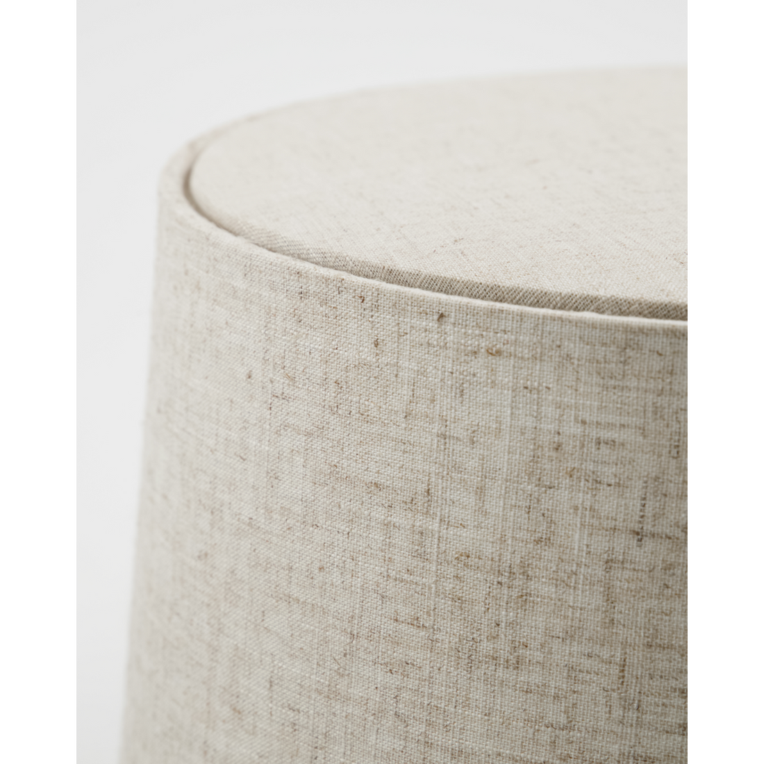 Tischlampe inkl. Lampenschirm, Hdtana, rohes Weiß