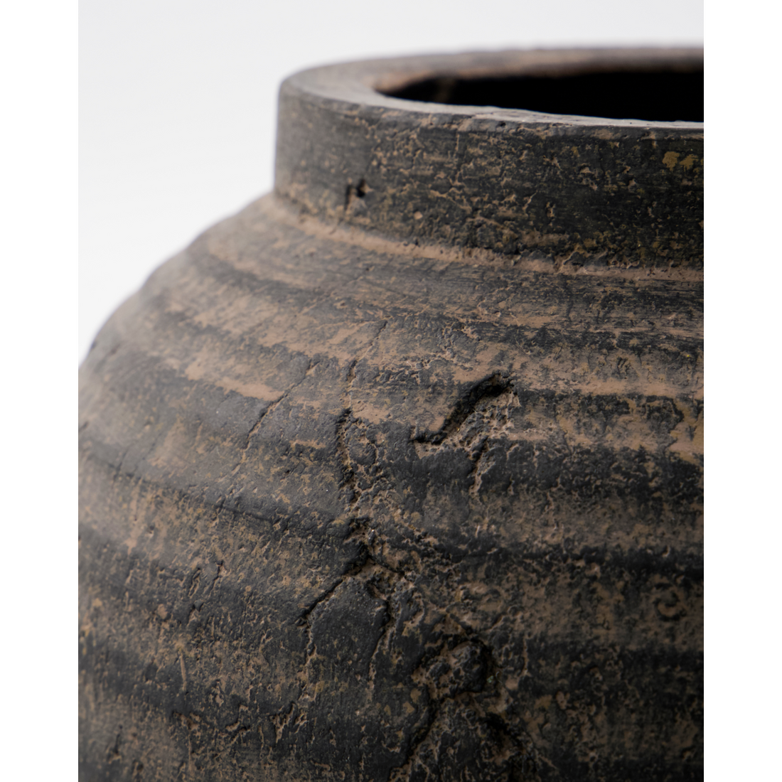 Kräutertopf, Hdhafa, Grau; braun