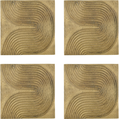 Wandkunst, Hdlist, antikes Messing