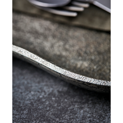 Tablett, Hdtalas, Antique Messing Finish