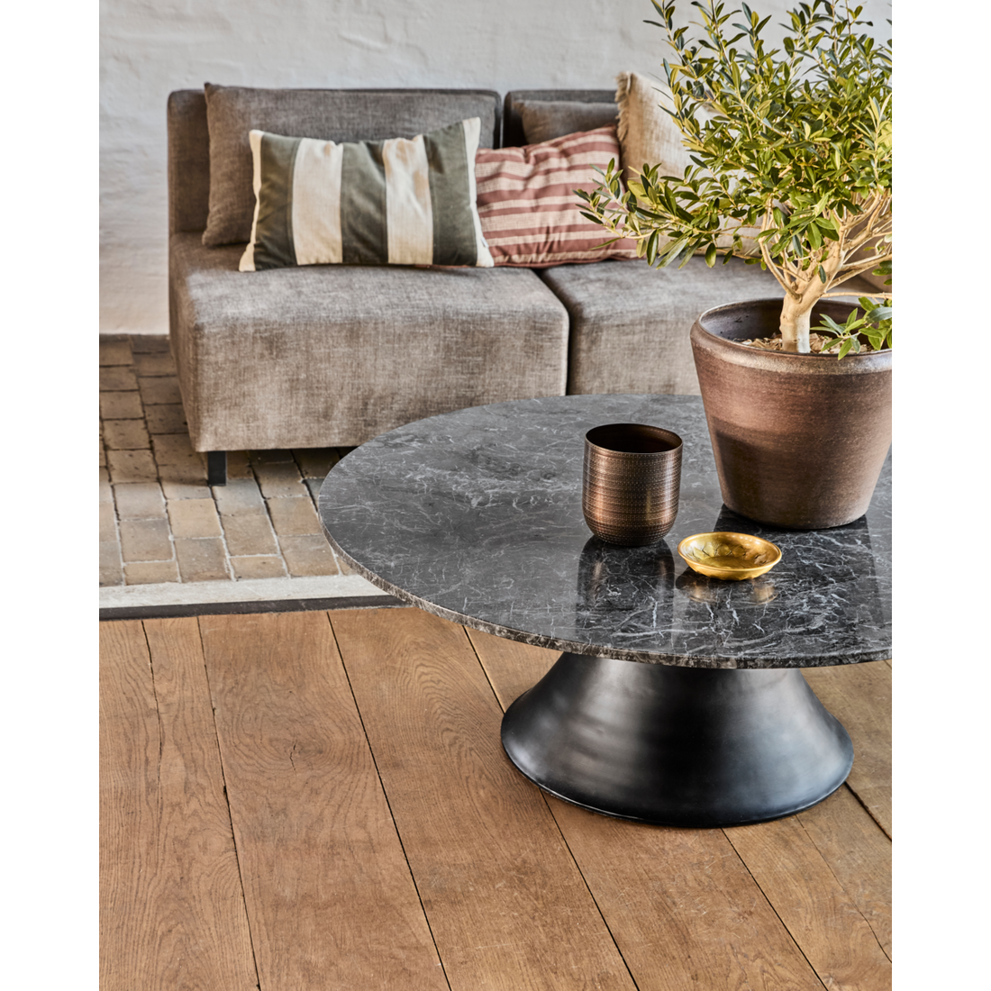 Couchtisch, Hdgaya, braun