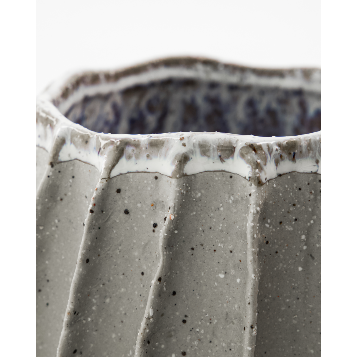 Kräutertopf, Hdshell, grau; Beige