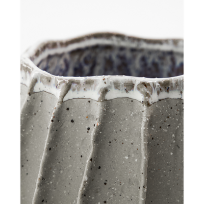 Kräutertopf, Hdshell, grau; Beige