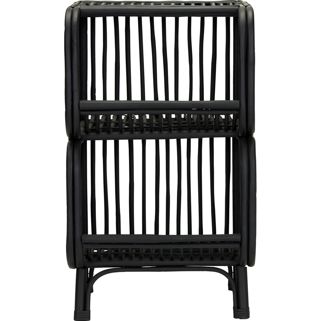 Seitentisch, hdshelf, schwarz