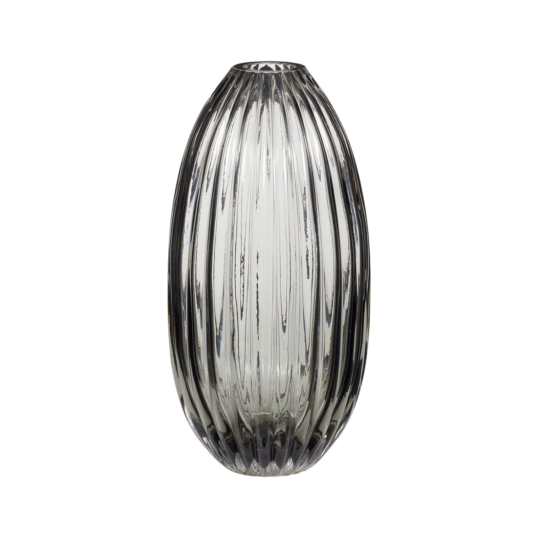 Ripple Vase Grey - Ø15xh30cm