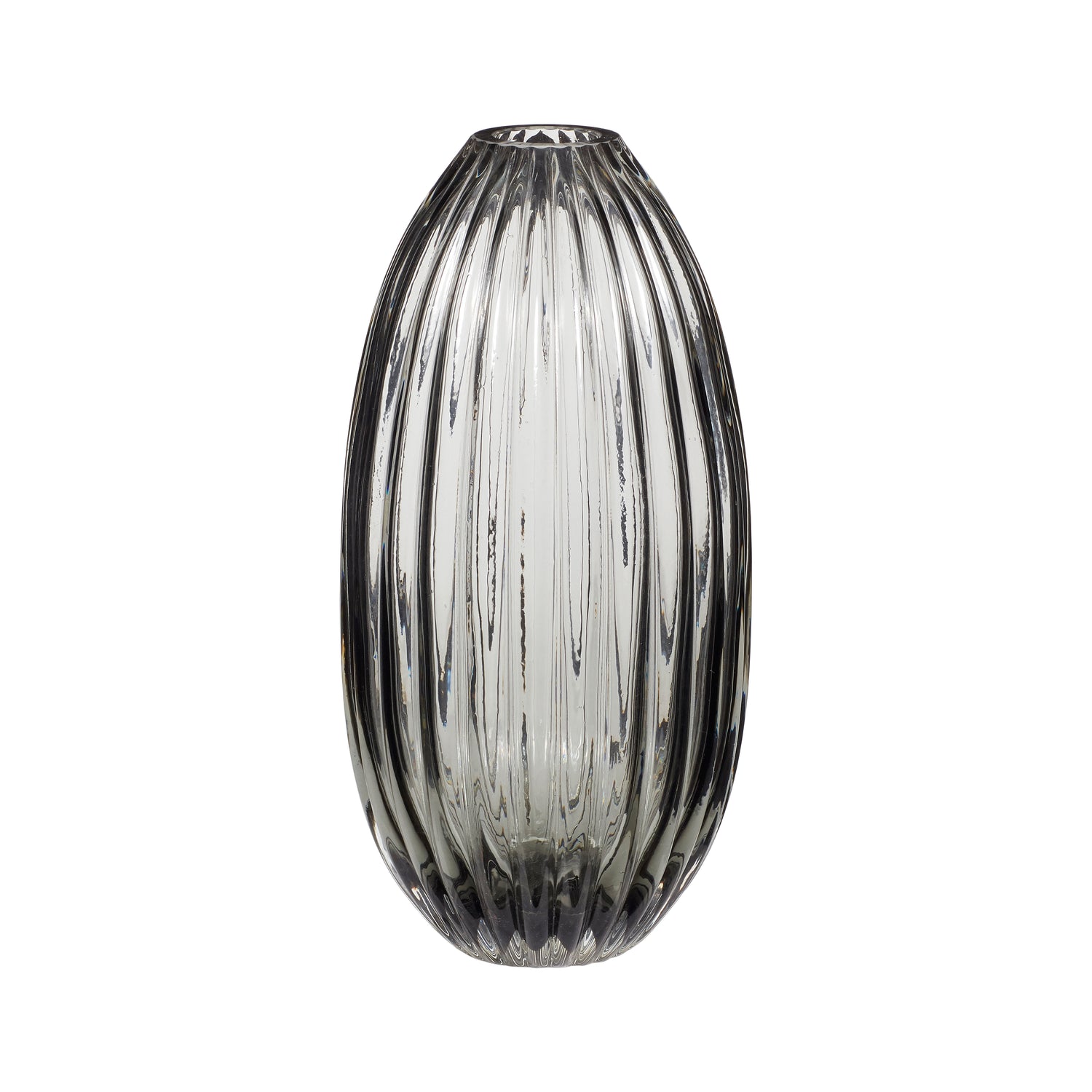 Ripple Vase Grey - Ø15xh30cm
