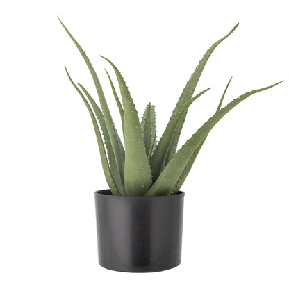 Bloomingville Aloe Pflanze, grüne, künstliche Blumen