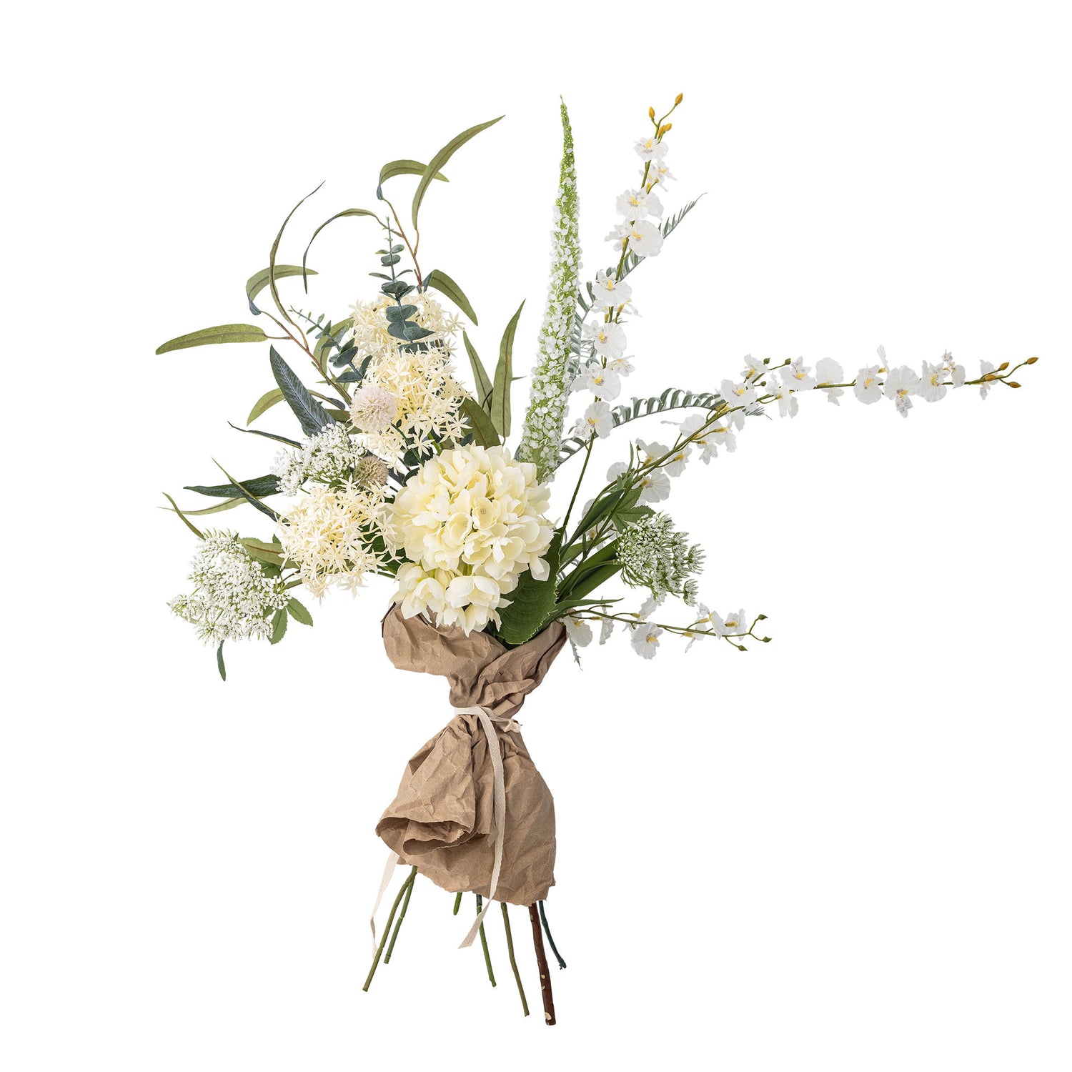 Bloomingville Symphonie Bouquet, weiße, künstliche Blumen