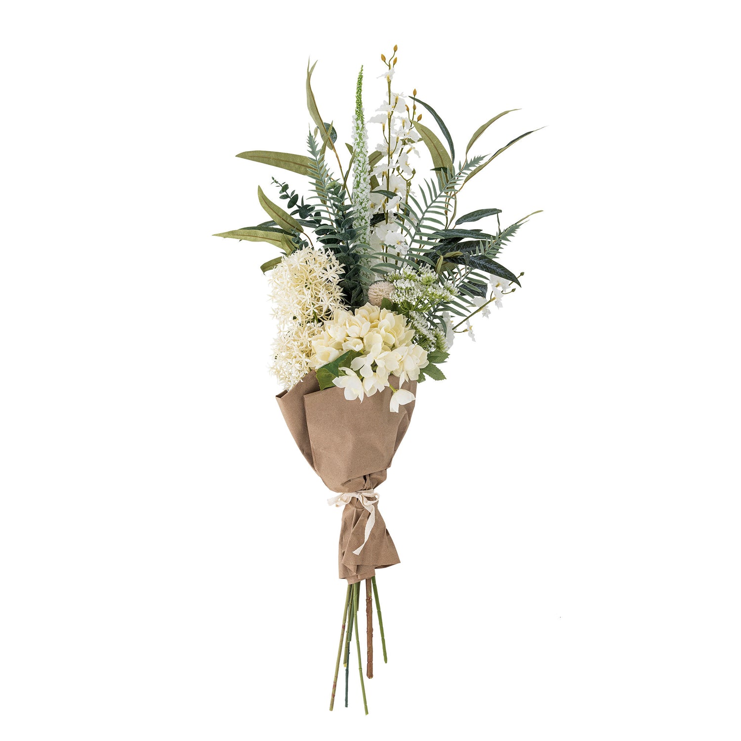 Bloomingville Symphonie Bouquet, weiße, künstliche Blumen