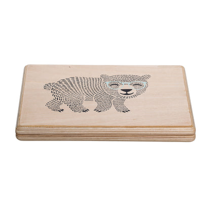 Bloomingville Mini Elena Spielzeugcomputer, Natur, FSC®100% Sperrholz