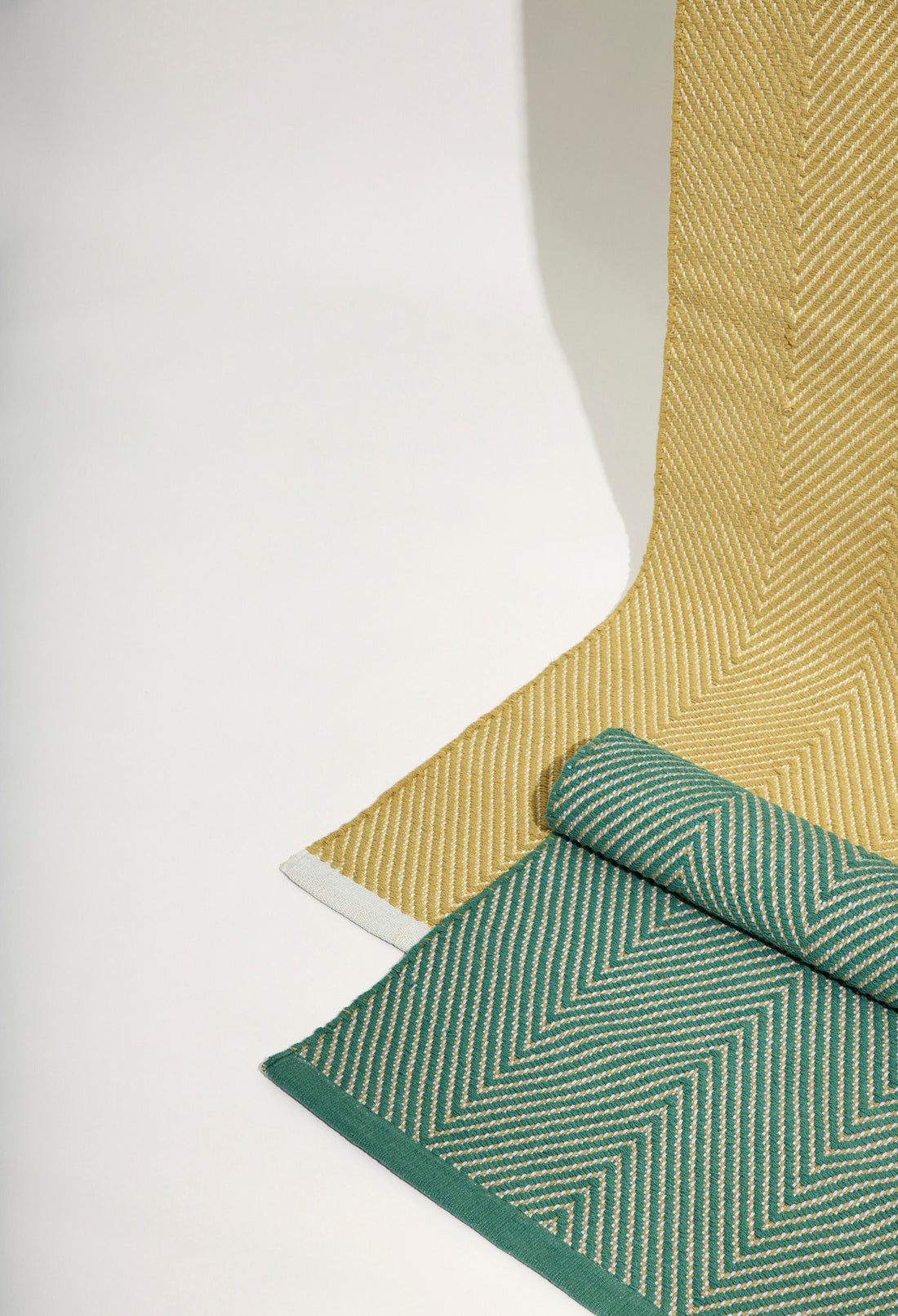 Hübsch Mellow Teppich Grün