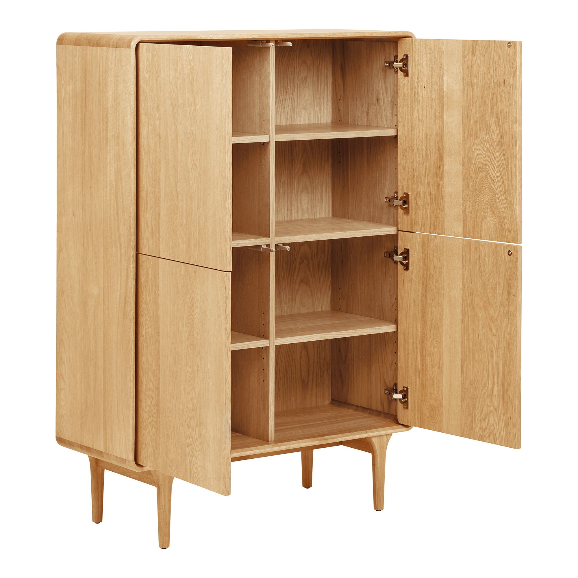 Darwin Cabinet - Schrank, Eiche 100x40x140 cm