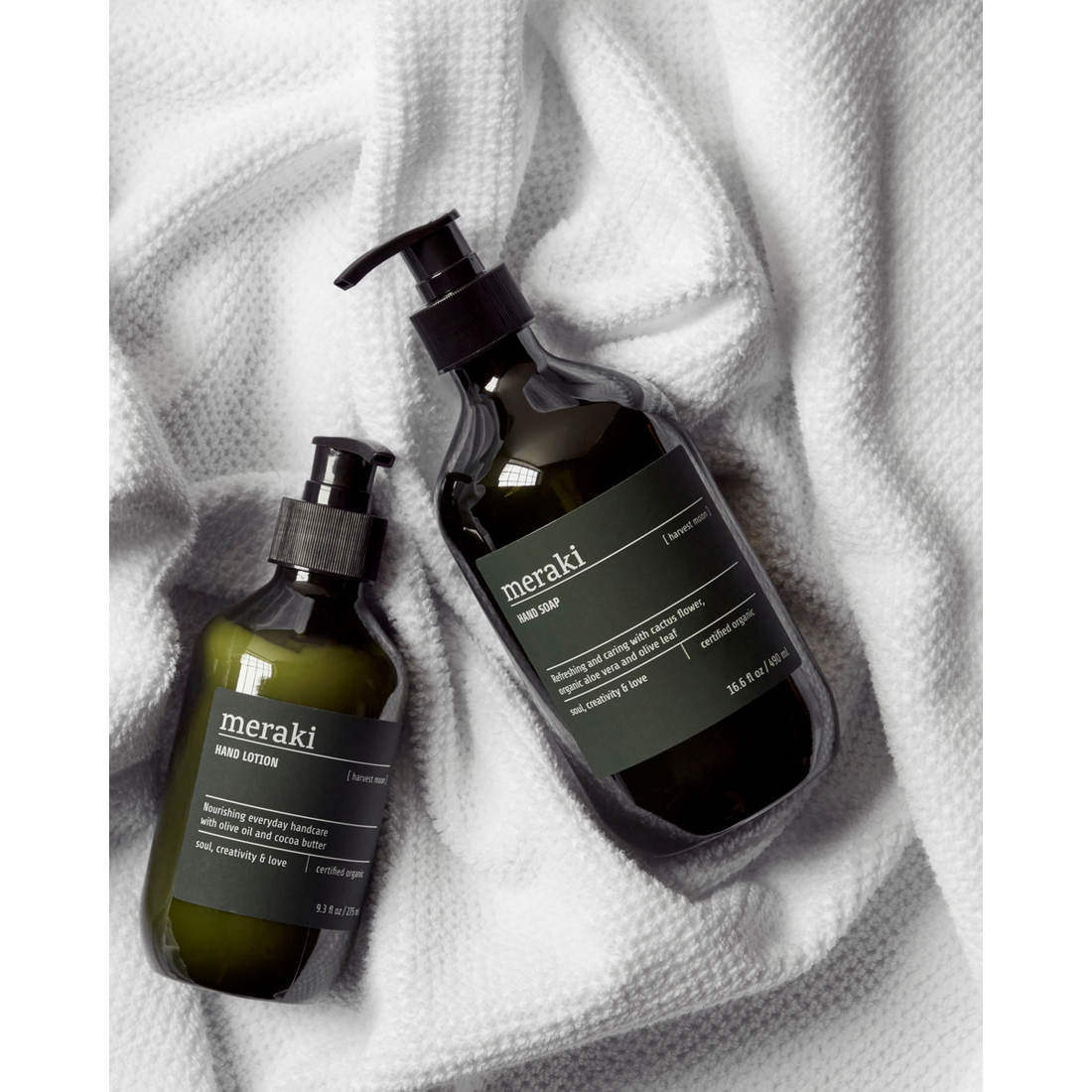 Handseife, Erntemond, grün