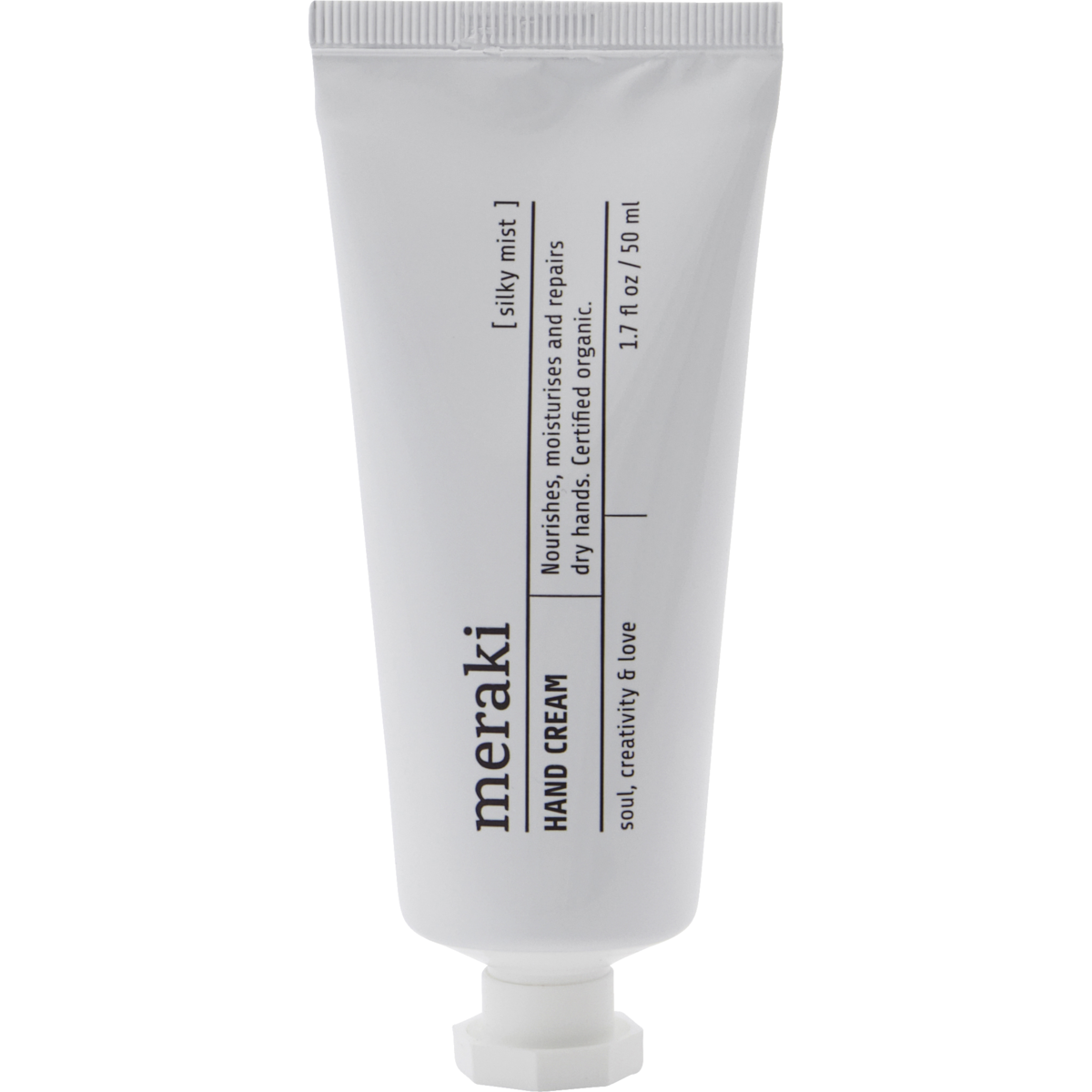 Handcreme, seidiger Nebel, weiß