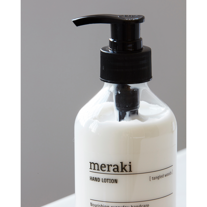 Handlotion, verworrene Wälder, bereit