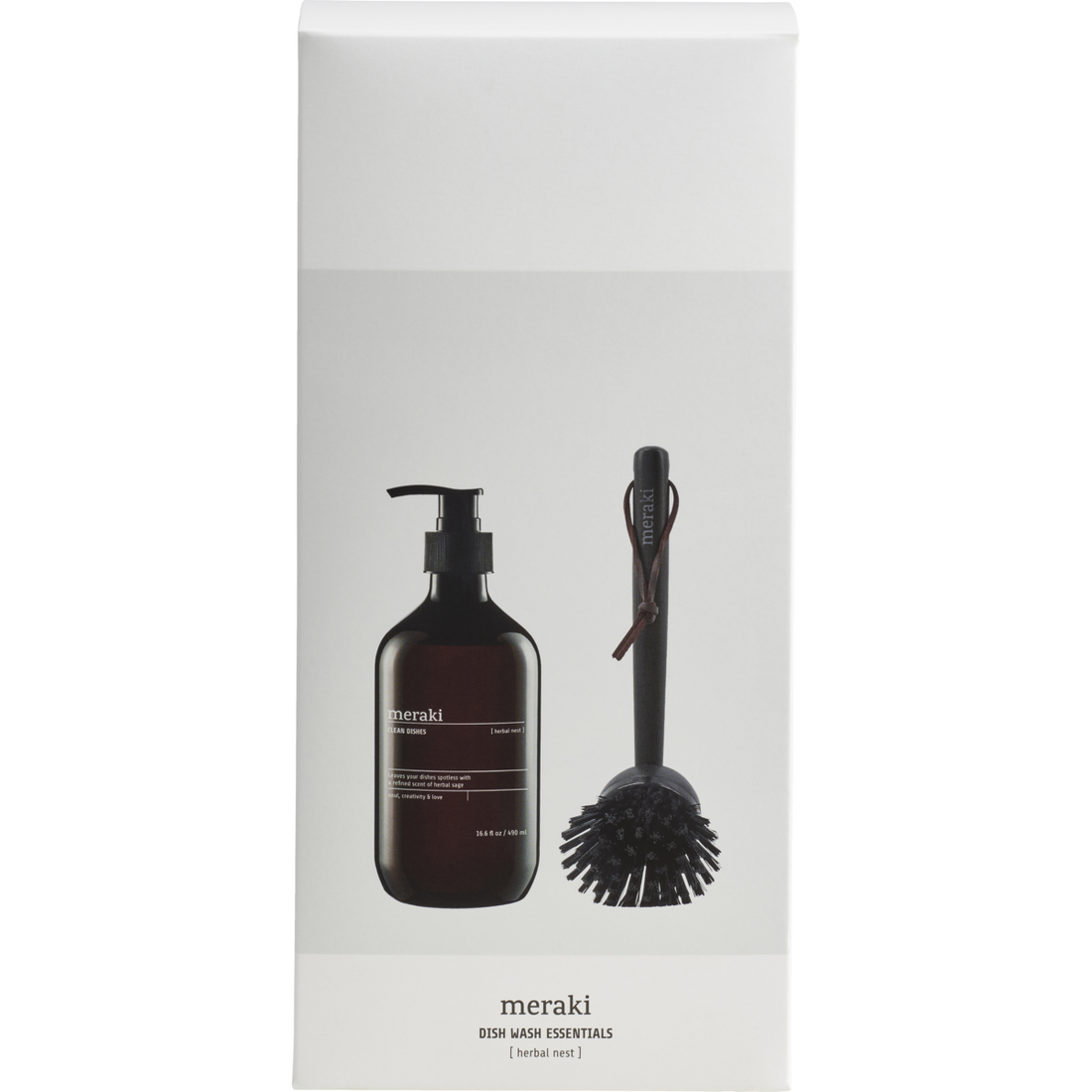 Geschenkbox, Kräuternest, Schüssel Waschmittel, weiß