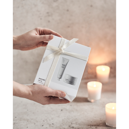 Geschenkbox, Fußspa, weiß