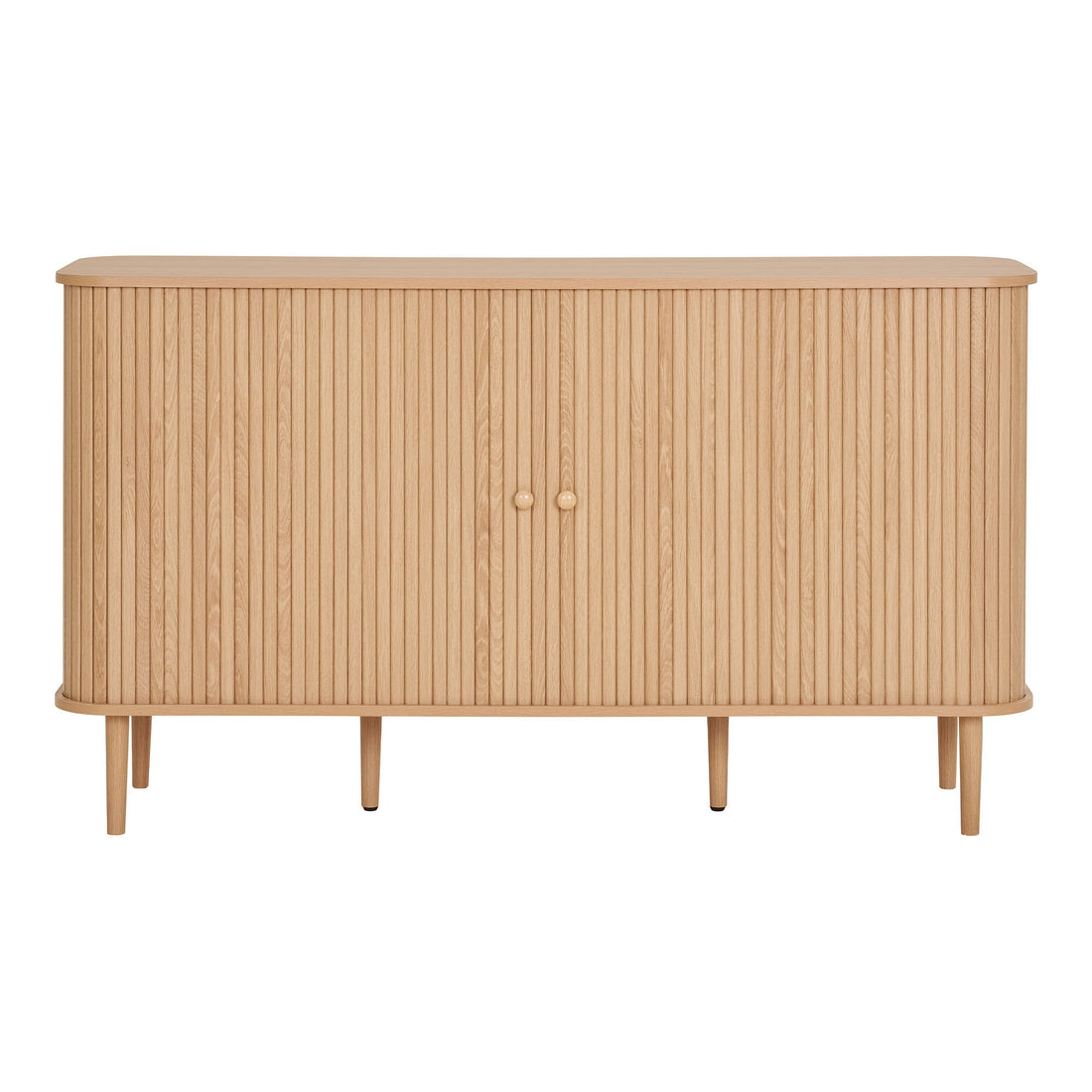 Sideboard, 2 Türen, Natur<br>140x40x79 cm