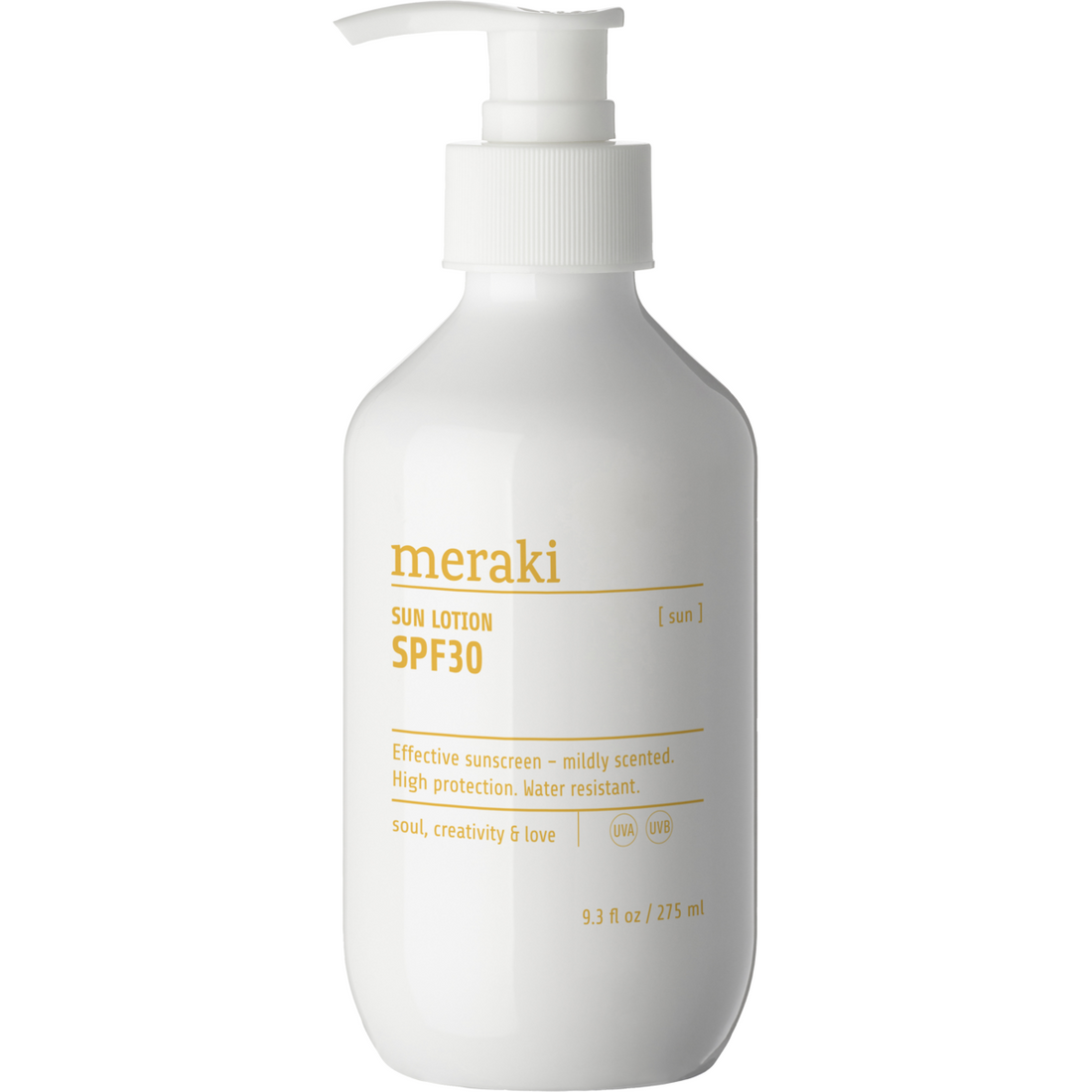 Sonnenlotion, leicht duftend, weiß
