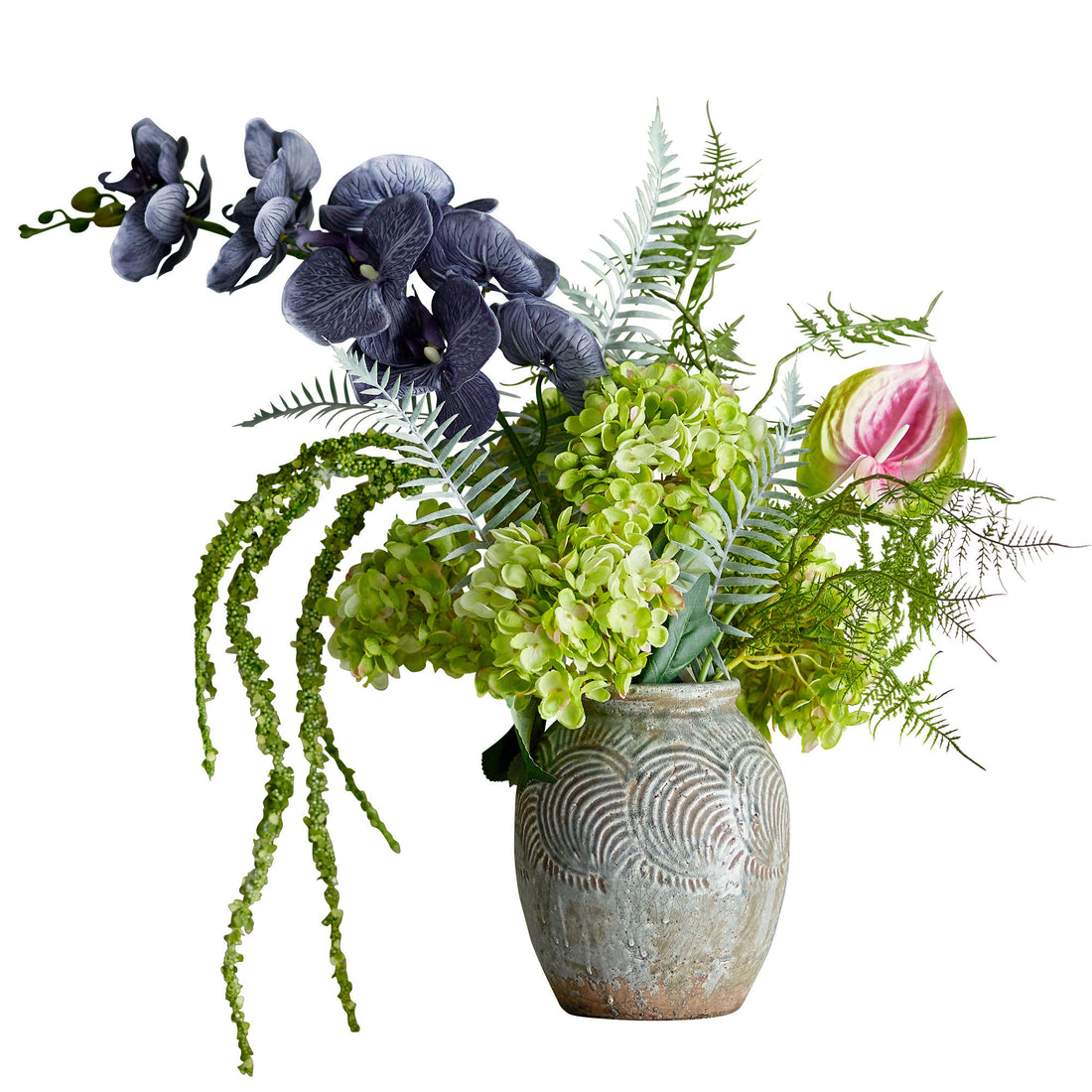 Bloomingville Poesie Bouquet, grün, künstliche Blumen