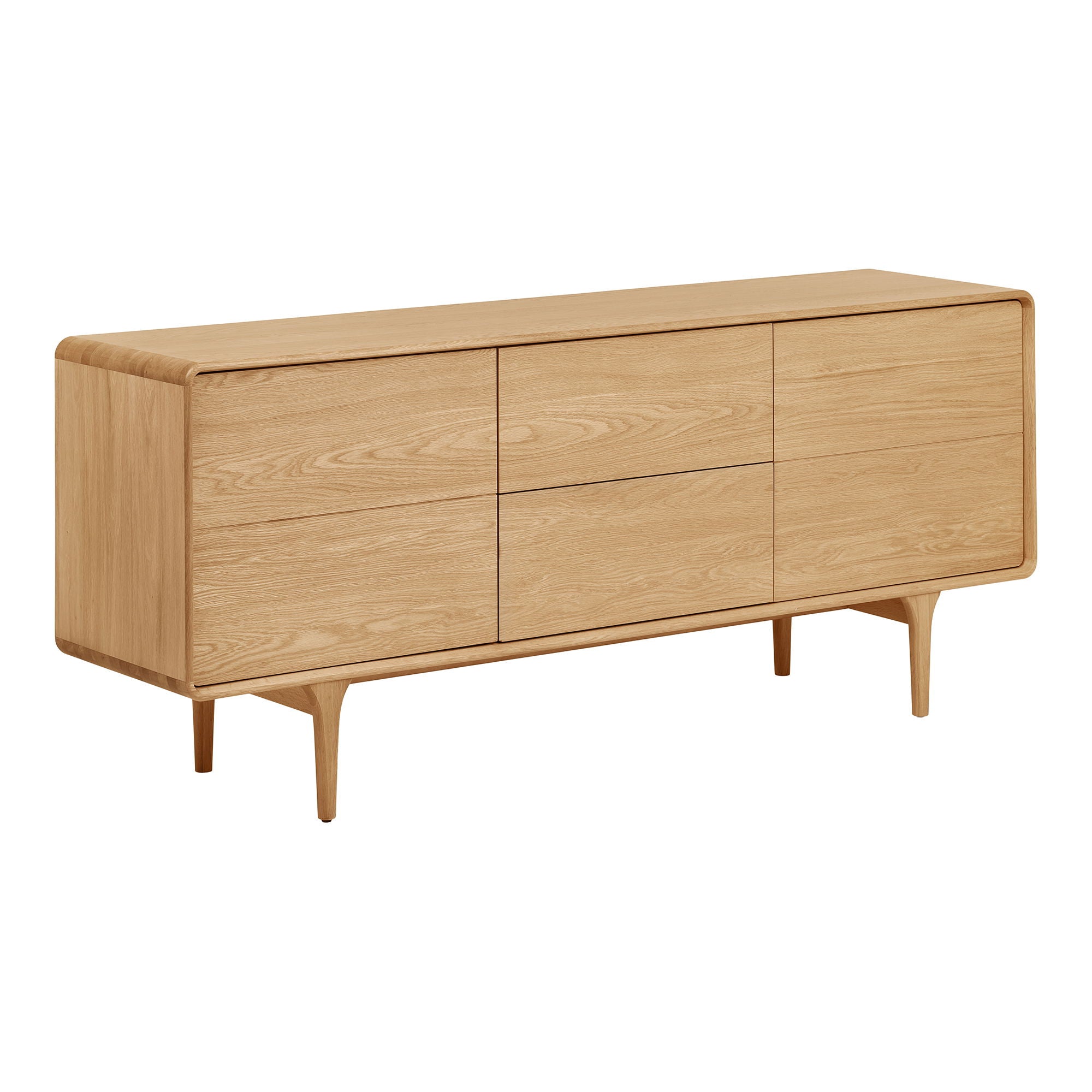 Darwin Sideboard - Sideboard, Eiche 180x45x75 cm