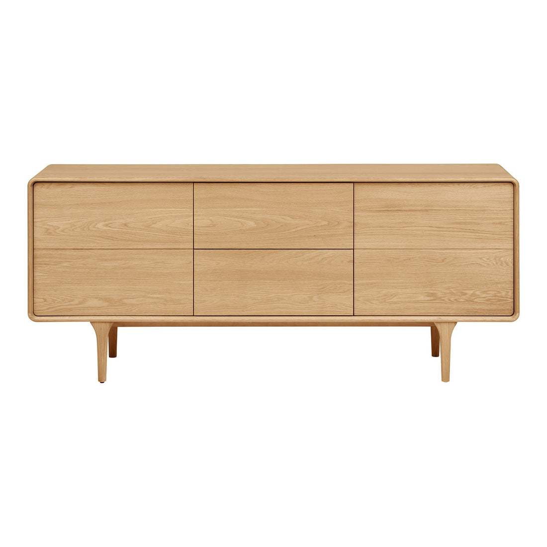 Darwin Sideboard - Sideboard, Eiche 180x45x75 cm