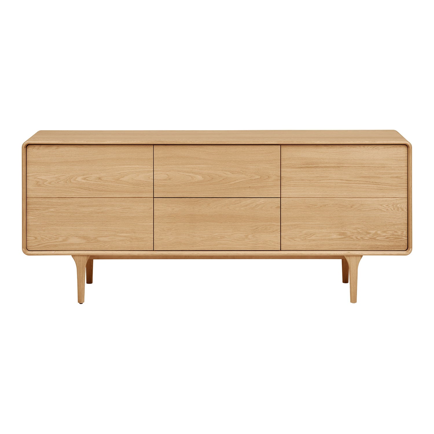 Darwin Sideboard - Sideboard, Eiche 180x45x75 cm