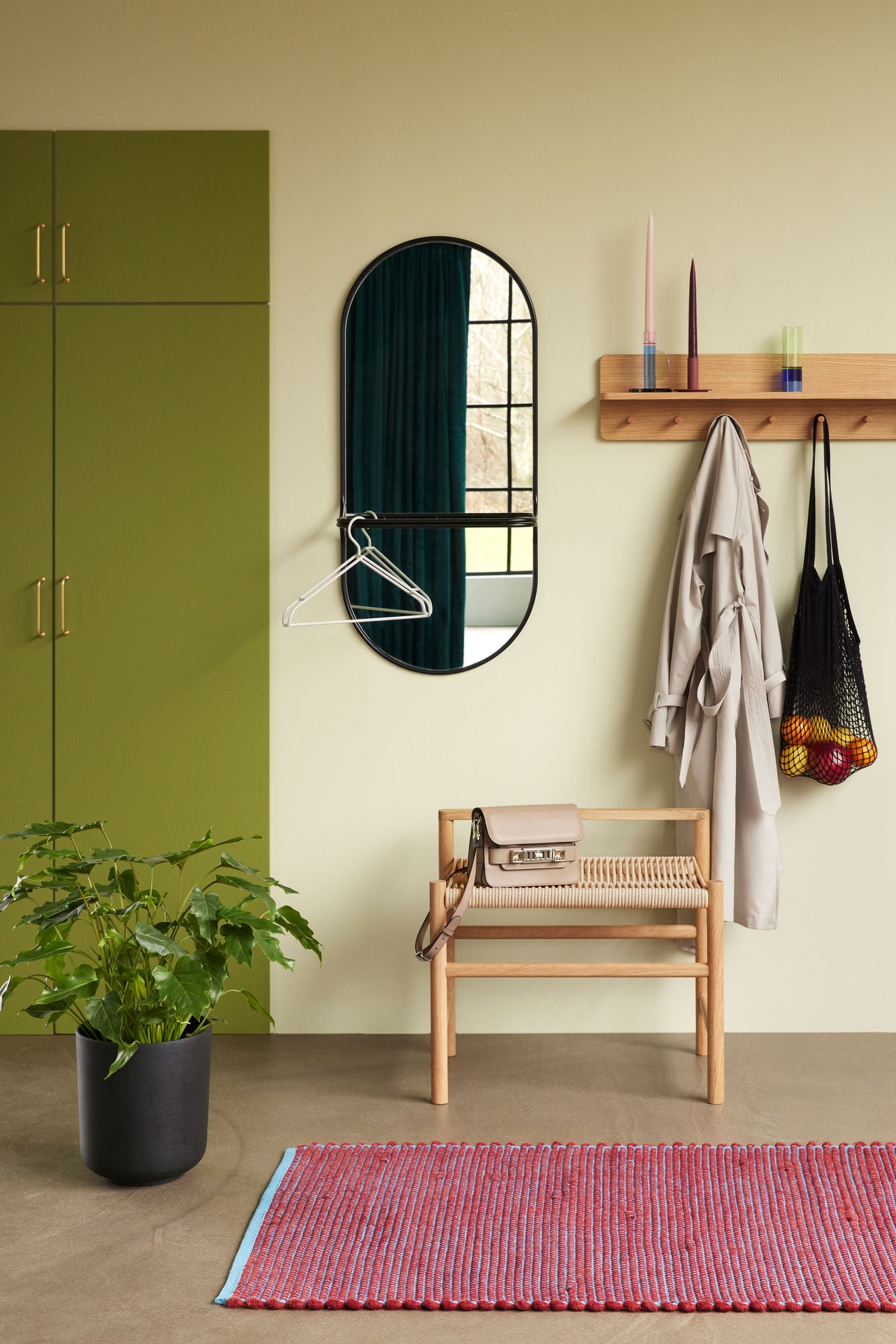 Space Garderobe Groß Natur - 80x12xh20cm