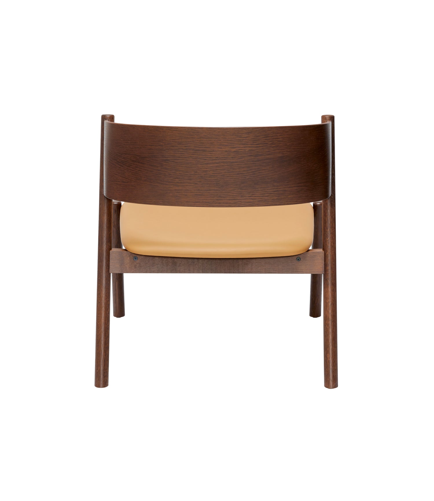 Schräg Lounge Stuhl Sitz dunkelbraun - 64x64xh75cm