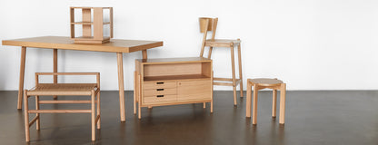 Oblique Barhocker Natur – 50x55xh103cm