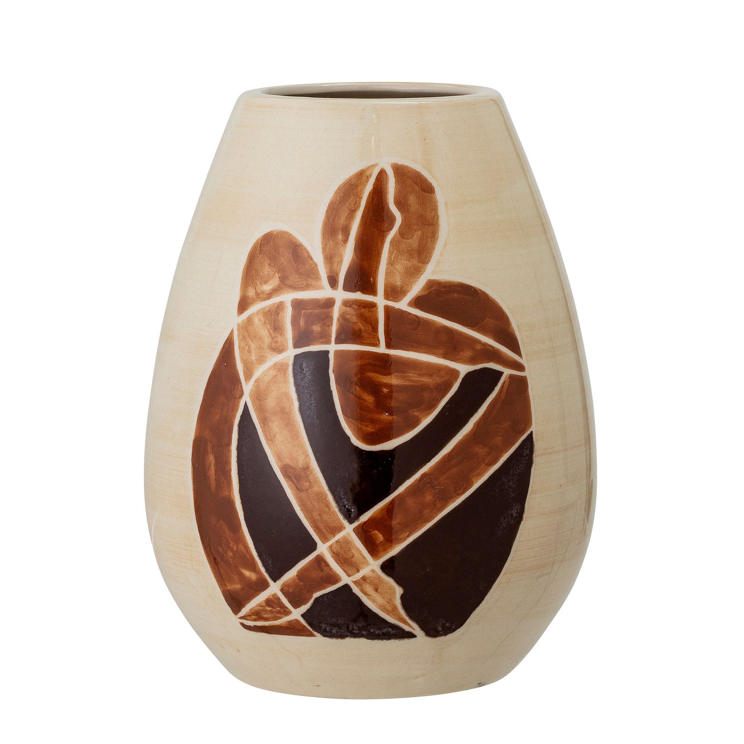 Bloomingville Jona Vase, Brown, Steinzeug