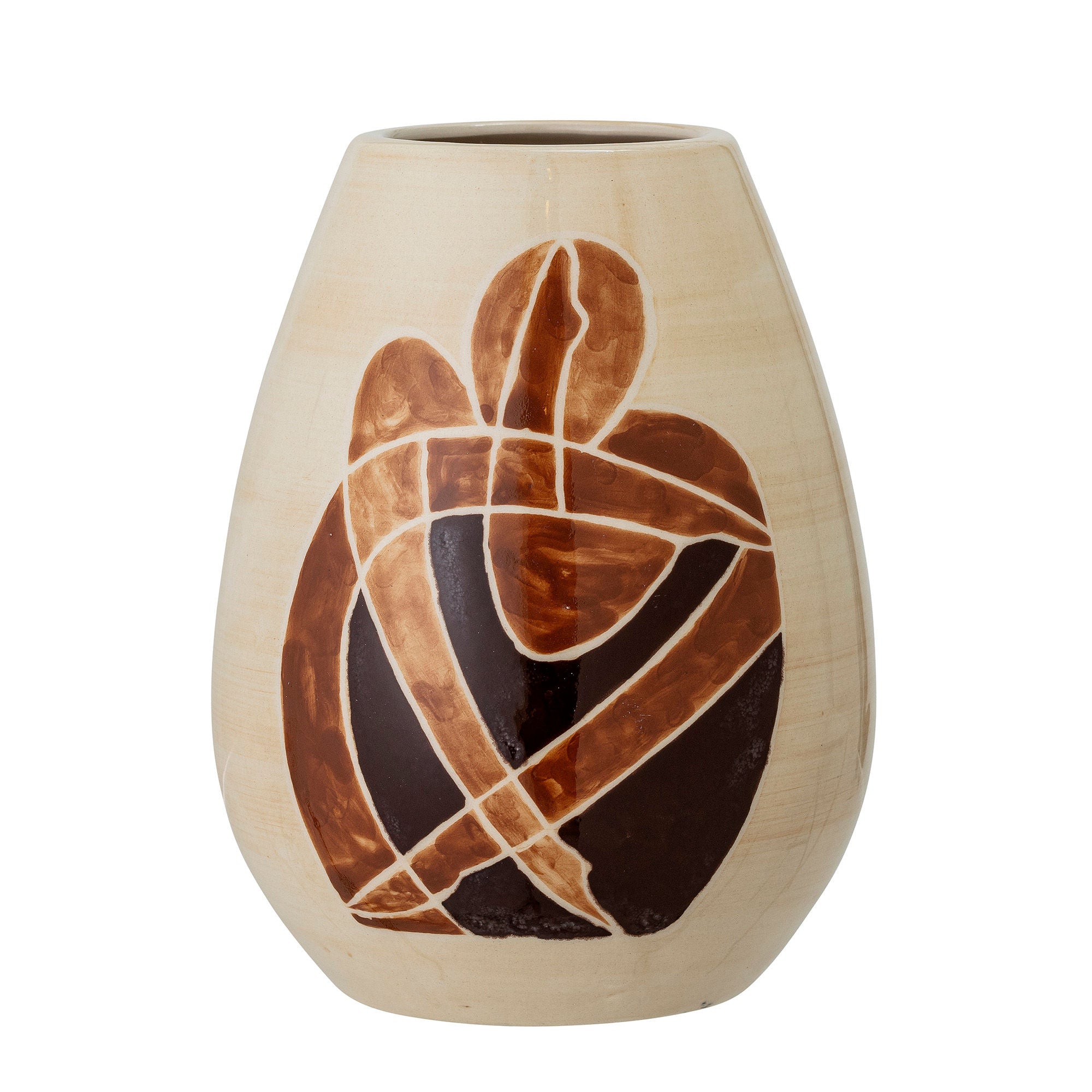 Bloomingville Jona Vase, Brown, Steinzeug
