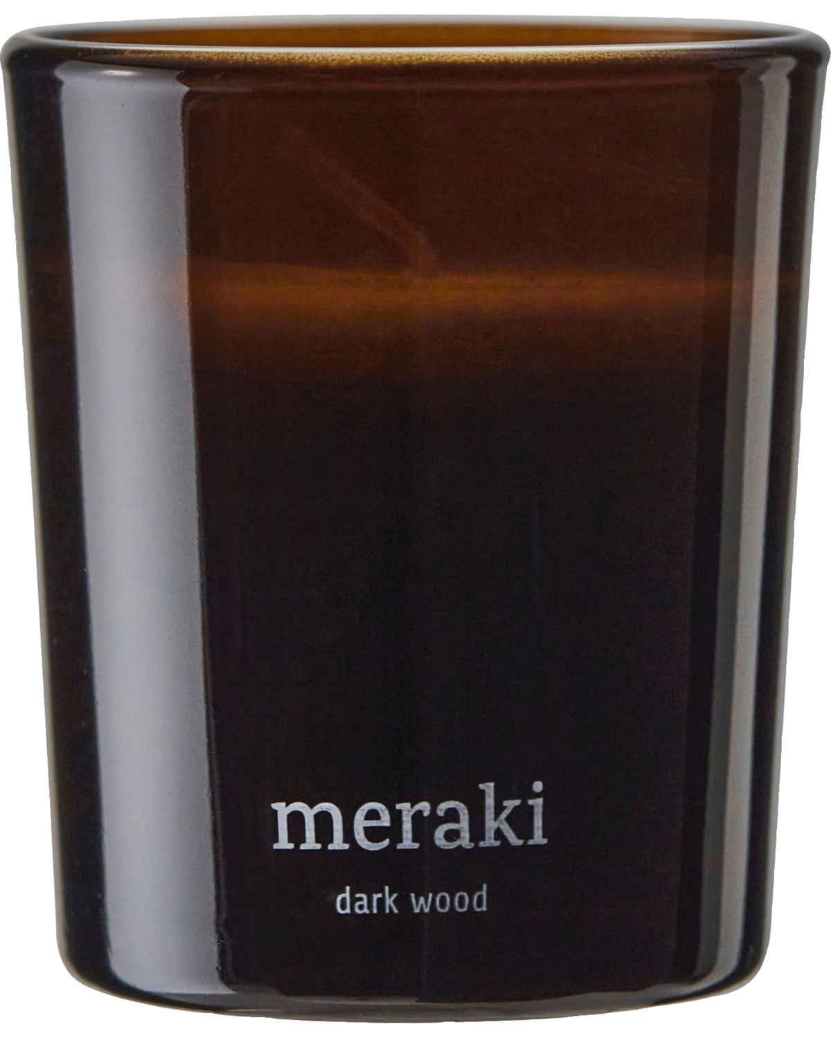 Duftkerze, dunkles Holz, 60 g