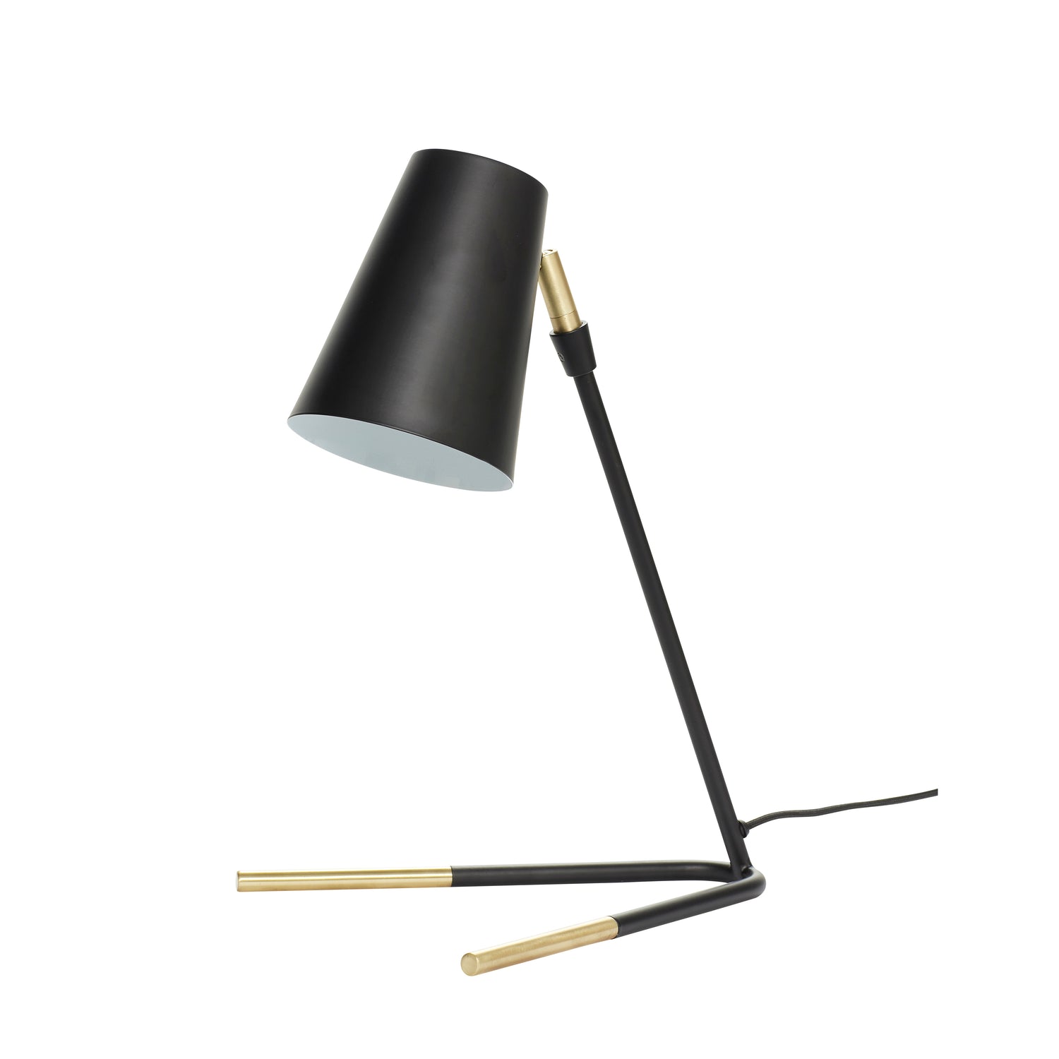 Slant Tischlampe schwarz - 29x25xh44cm, e27/15w