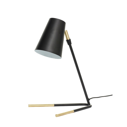 Slant Tischlampe schwarz - 29x25xh44cm, e27/15w