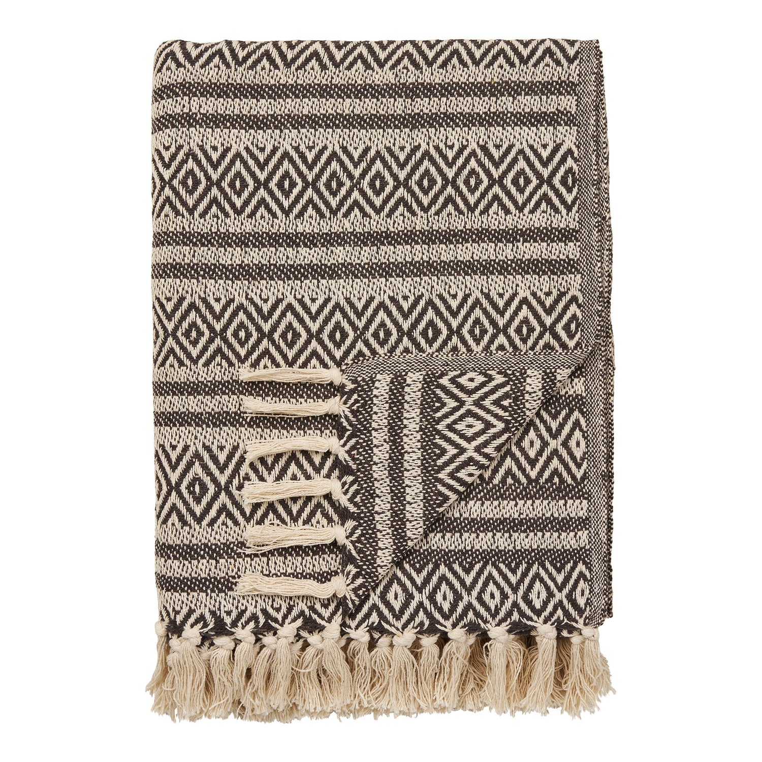Adana Plaid - Plaid, braun 130x180 cm