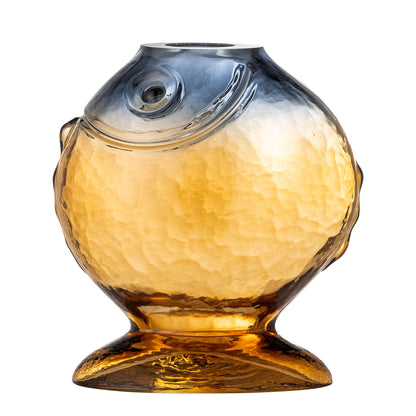 Kreative Sammlung Varga Vase, Gelb, Glas