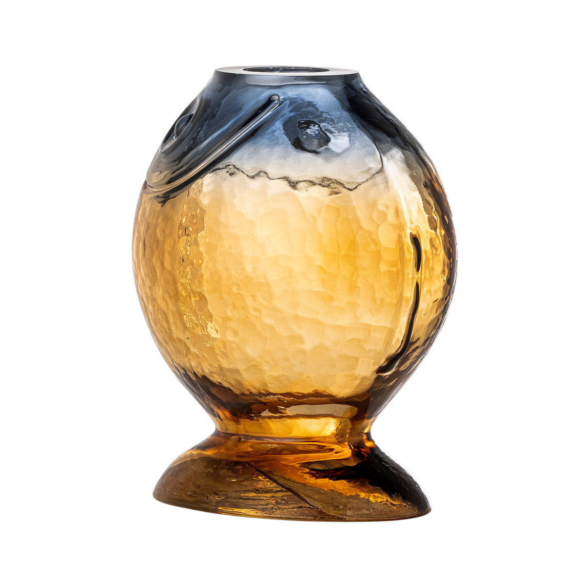 Kreative Sammlung Varga Vase, Gelb, Glas