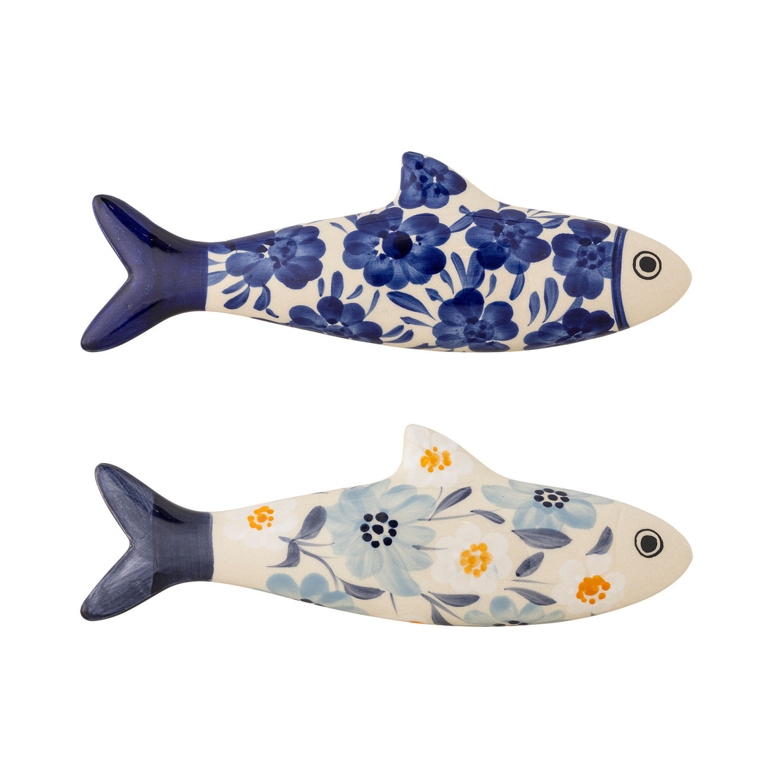 Kreative Kollektion Dunne Wall Decoration, Blau, Steinzeug