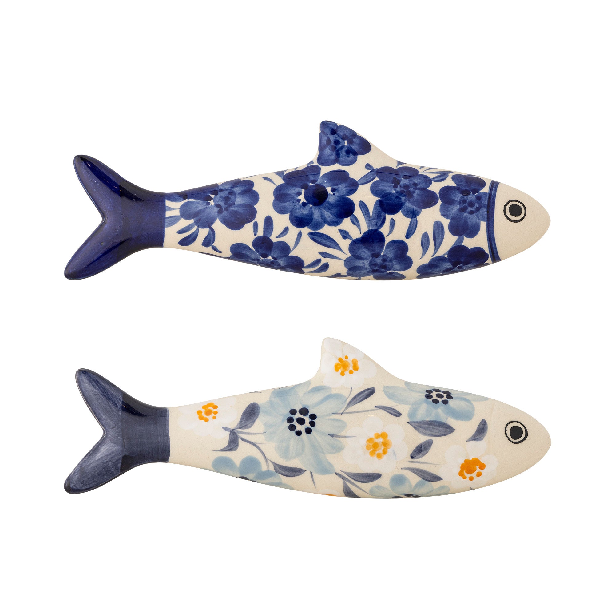 Kreative Kollektion Dunne Wall Decoration, Blau, Steinzeug