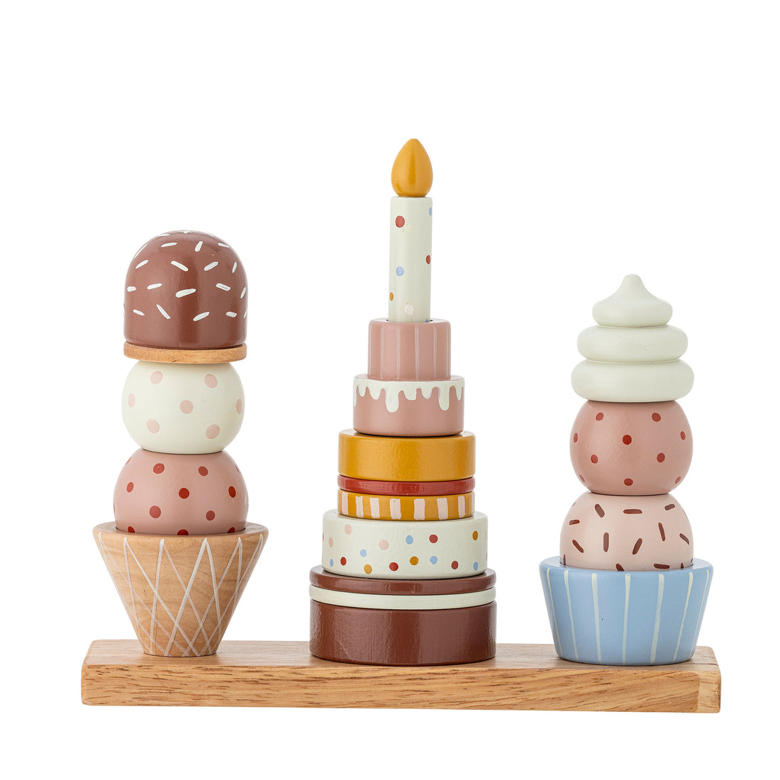 Bloomingville Mini Feiern Sie Aktivitätsspielzeug, Natur, FSC®100%, Buche